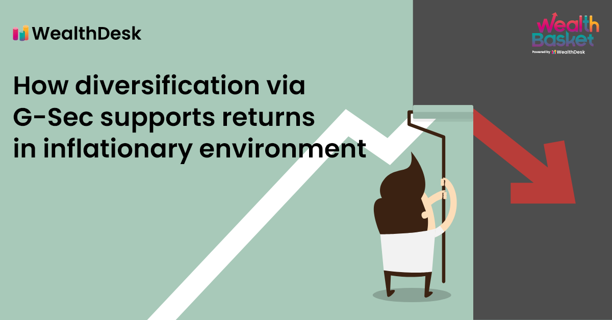 How Diversification via G-Secs supports Returns in an Inflationary Environment?