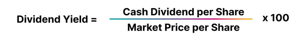 Dividend Yield Calculation