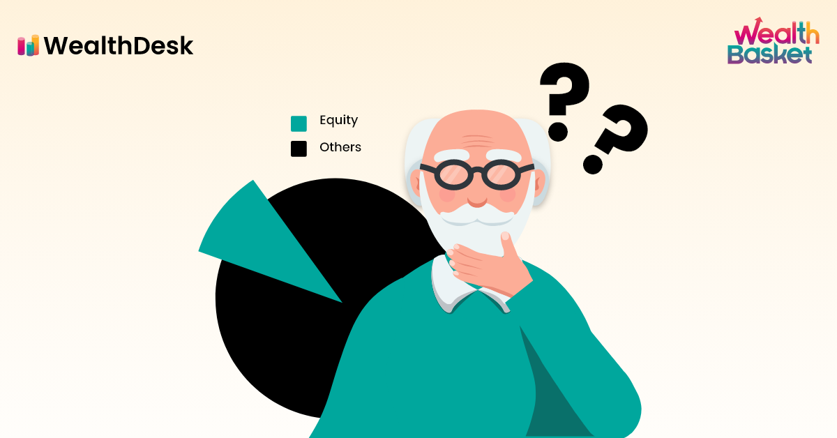 What role does equity play in the portfolio of an 80-year-old?